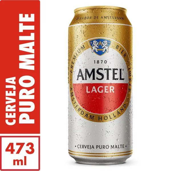 Cerveja Amstel 473ml (Lata)
