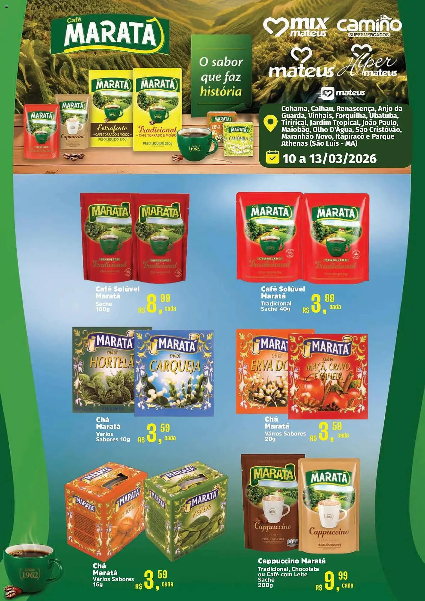 Encarte de Catálogo Supermercados Mateus 10 de março até 13 de março 2026 - Pagina 2