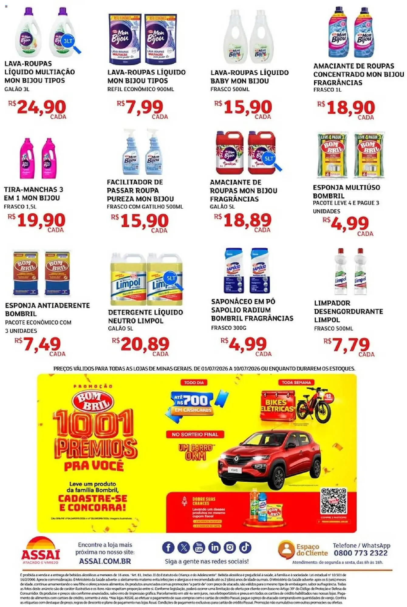 Encarte de Encarte Assaí Atacadista 1 de julho até 10 de julho 2026 - Pagina 2