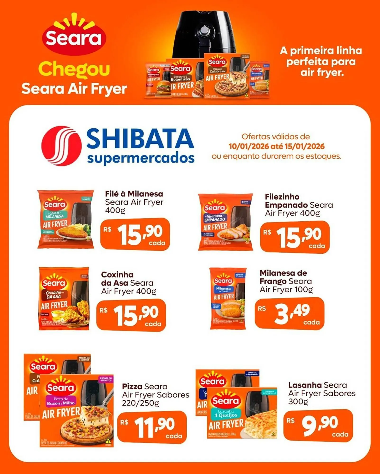 Encarte de Folheto Shibata Supermercados 10 de janeiro até 15 de janeiro 2026 - Pagina 1