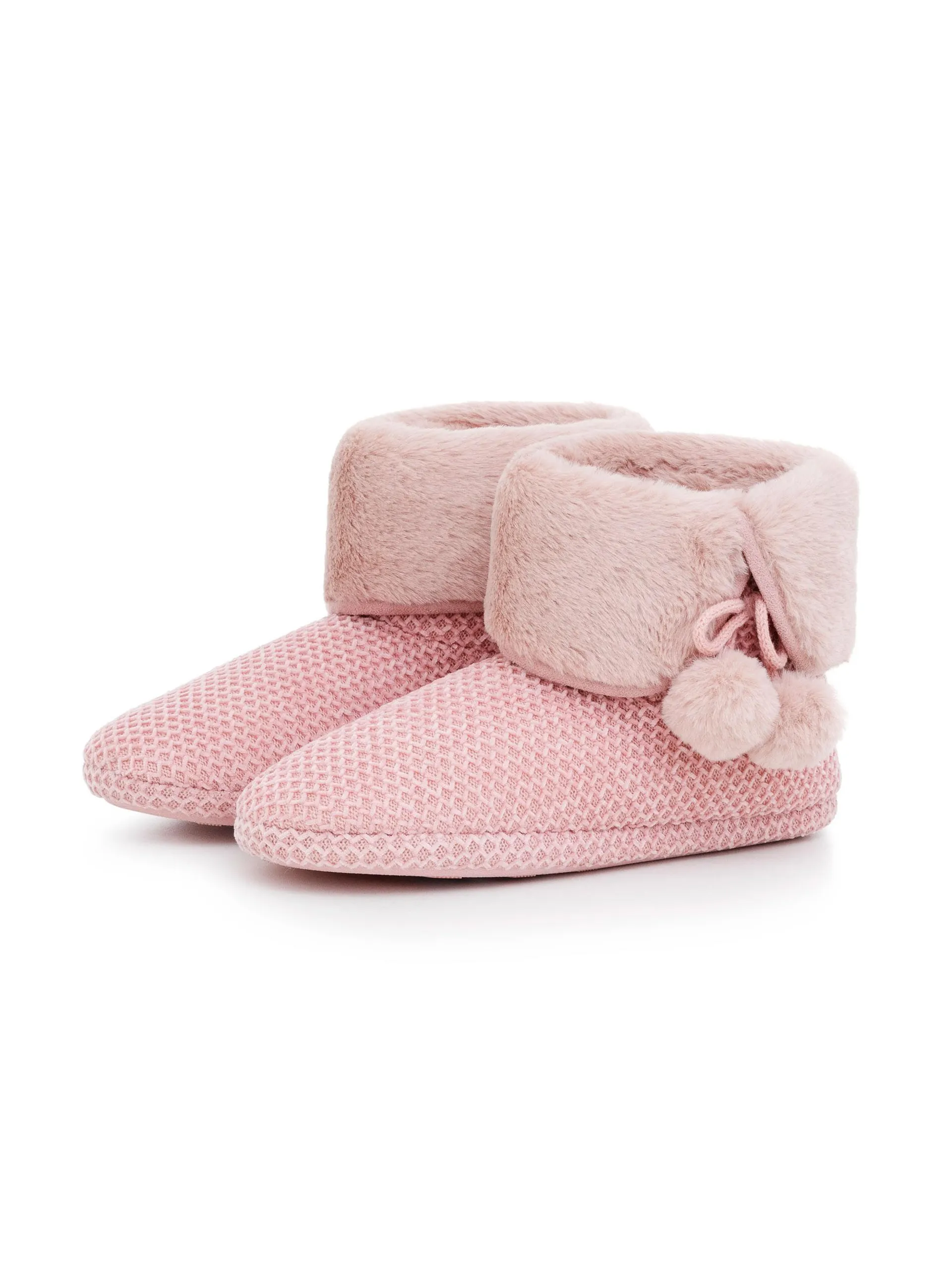 Pantufa Rose Mesh