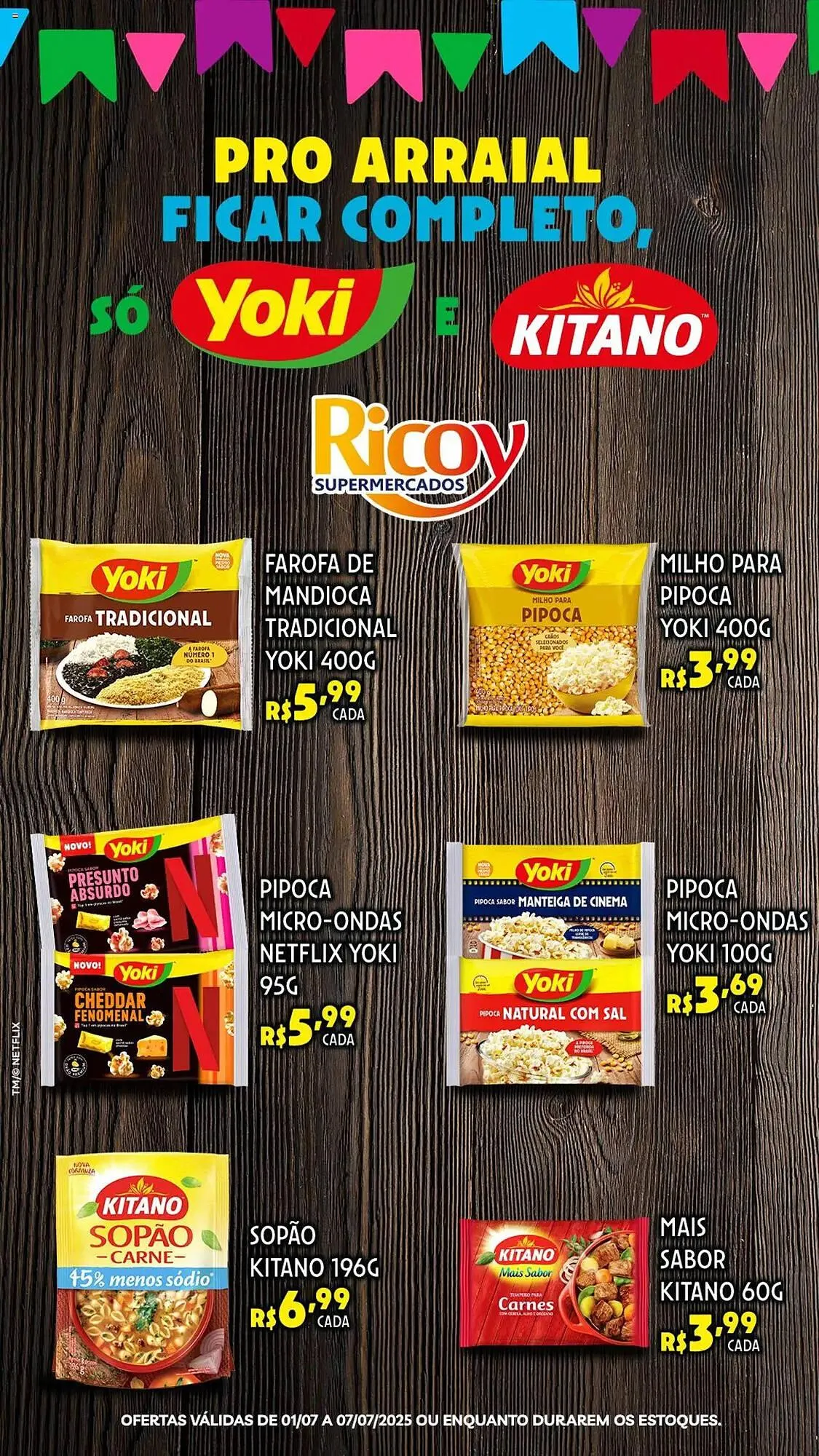 Encarte de Catálogo Ricoy Supermercados 1 de julho até 7 de julho 2025 - Pagina 1