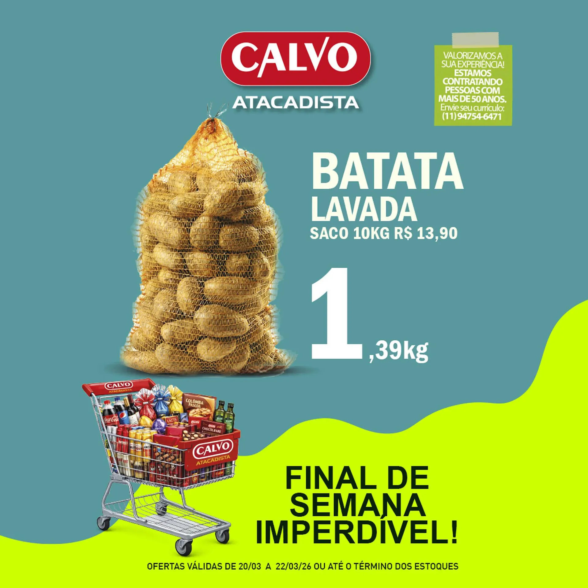 Encarte de Folheto Calvo Atacadista 20 de março até 22 de março 2026 - Pagina 3