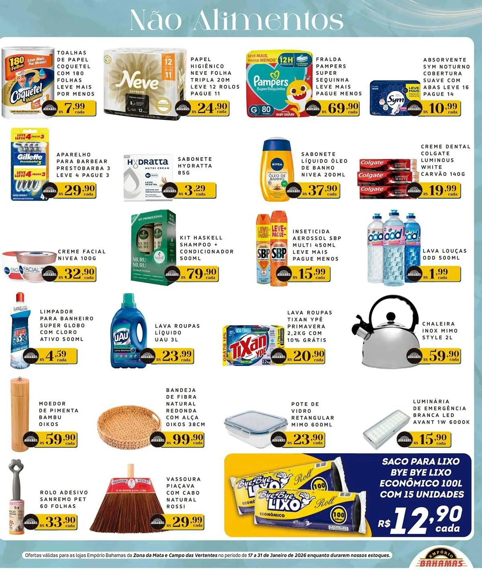 Encarte de Catálogo Empório Bahamas 16 de janeiro até 30 de janeiro 2026 - Pagina 10
