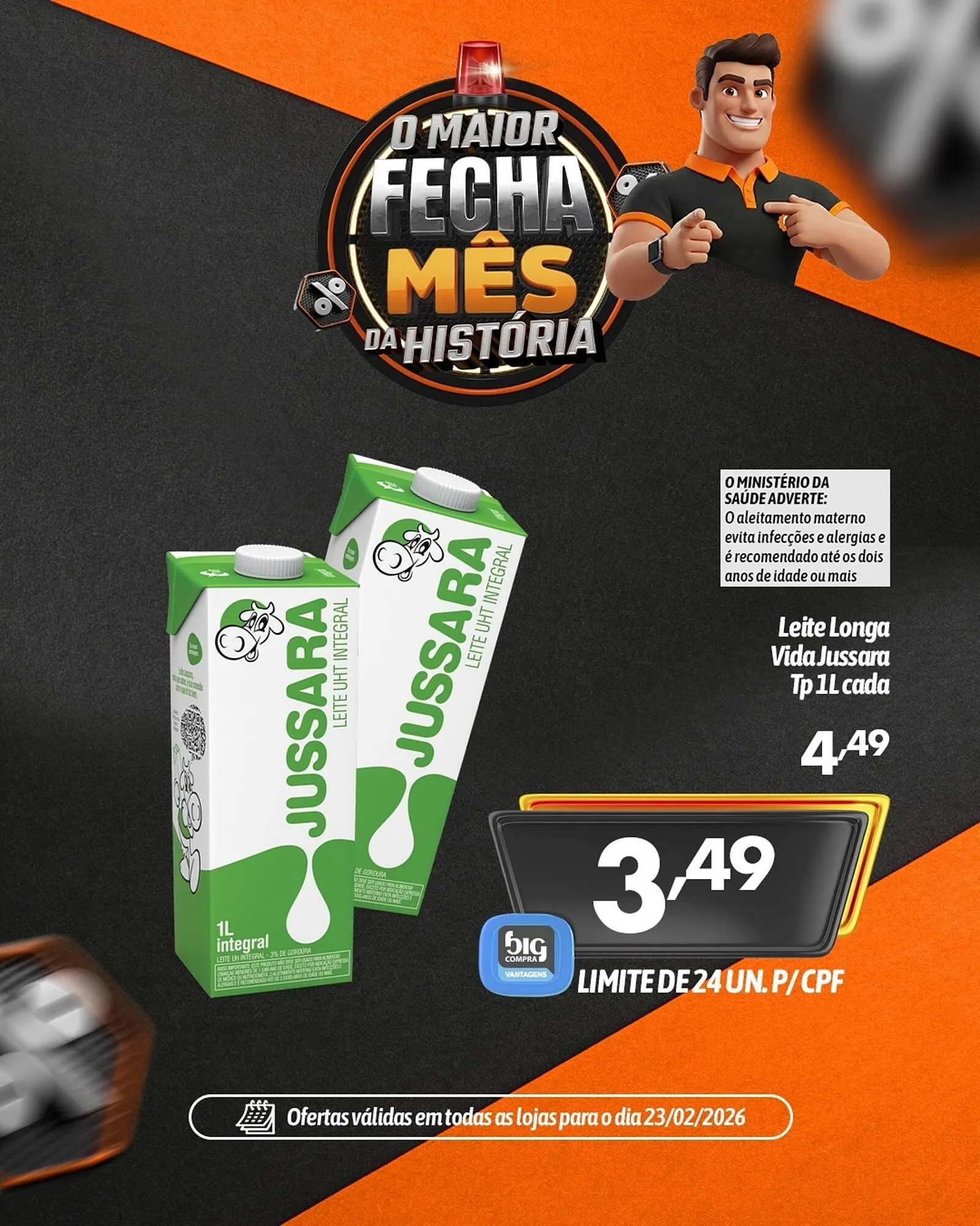 Encarte de Catálogo Supermercados Big Compra 23 de fevereiro até 23 de fevereiro 2026 - Pagina 1