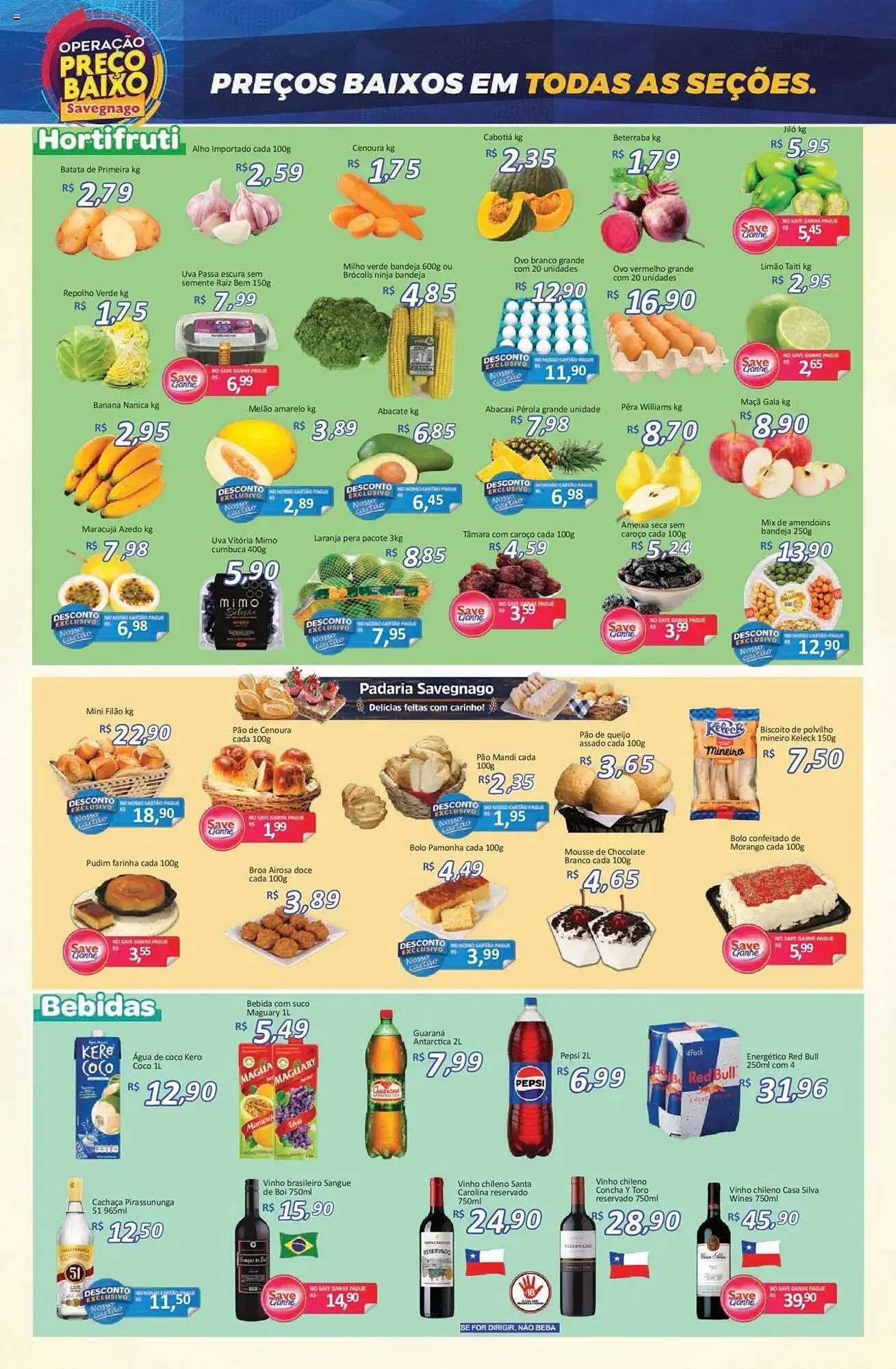 Encarte de Catálogo Supermercados Savegnago 30 de junho até 3 de julho 2025 - Pagina 2