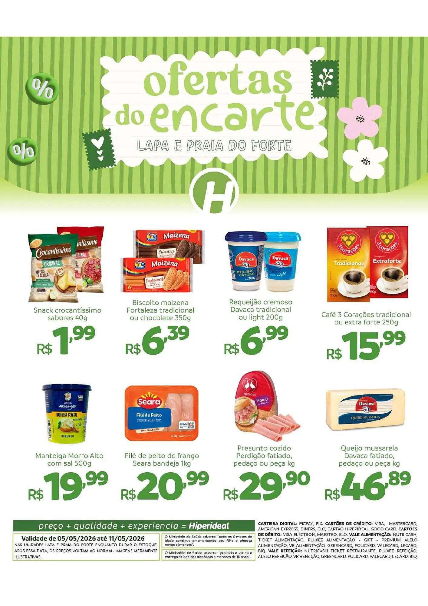 Encarte de Catálogo Hiperideal Supermercados 5 de maio até 11 de maio 2026 - Pagina 2