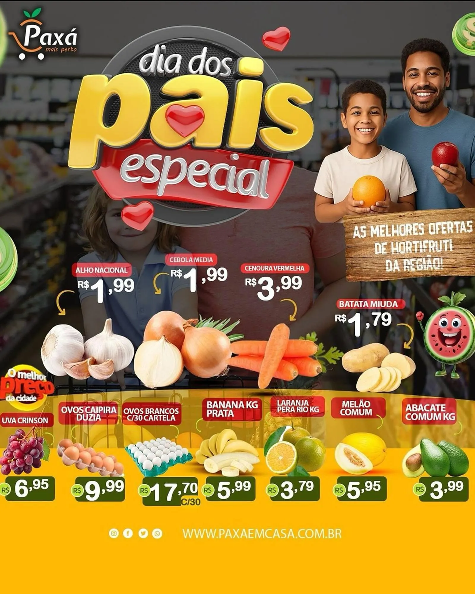 Encarte de Catálogo Paxá Supermercados 15 de agosto até 18 de agosto 2025 - Pagina 1