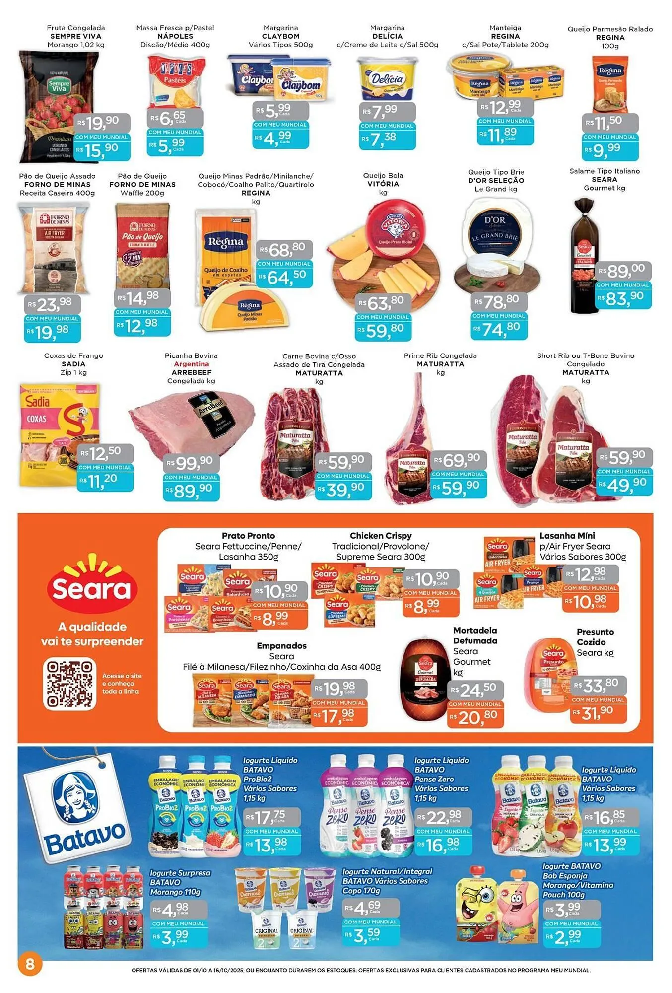 Encarte de Encarte Supermercados Mundial 2 de outubro até 16 de outubro 2025 - Pagina 8