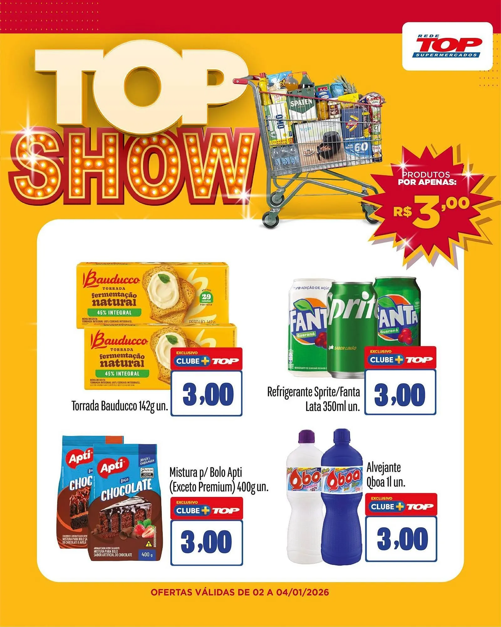 Encarte de Encarte Rede Top 2 de janeiro até 4 de janeiro 2026 - Pagina 4