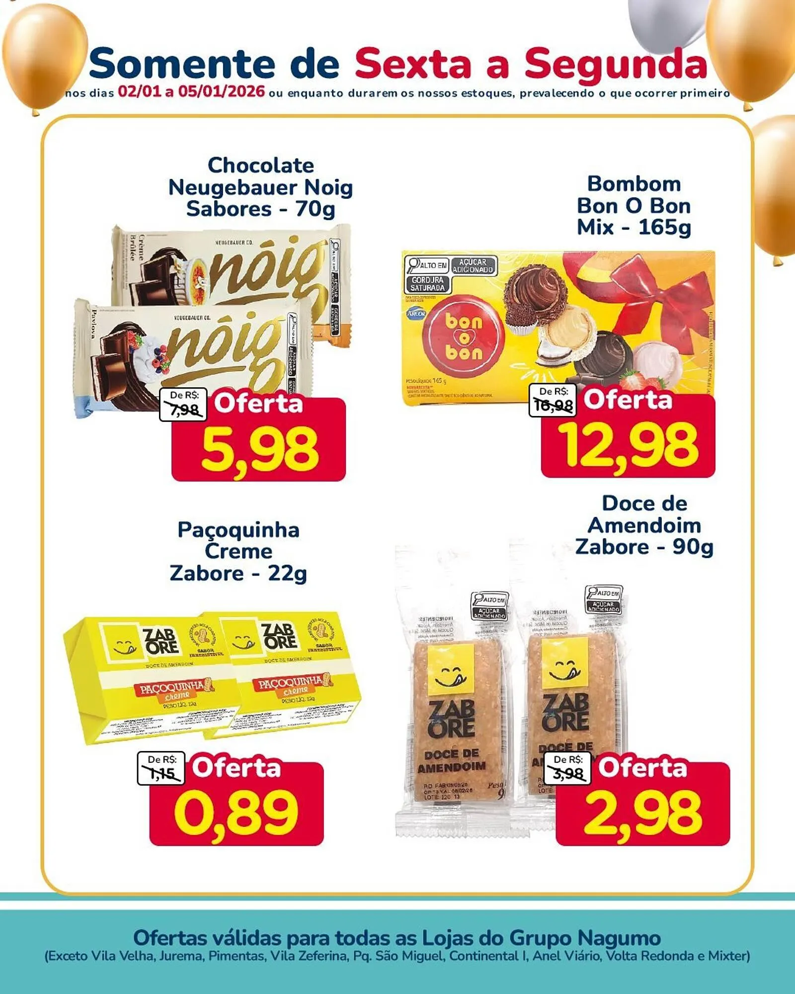 Encarte de Folheto Nagumo 2 de janeiro até 5 de janeiro 2026 - Pagina 3
