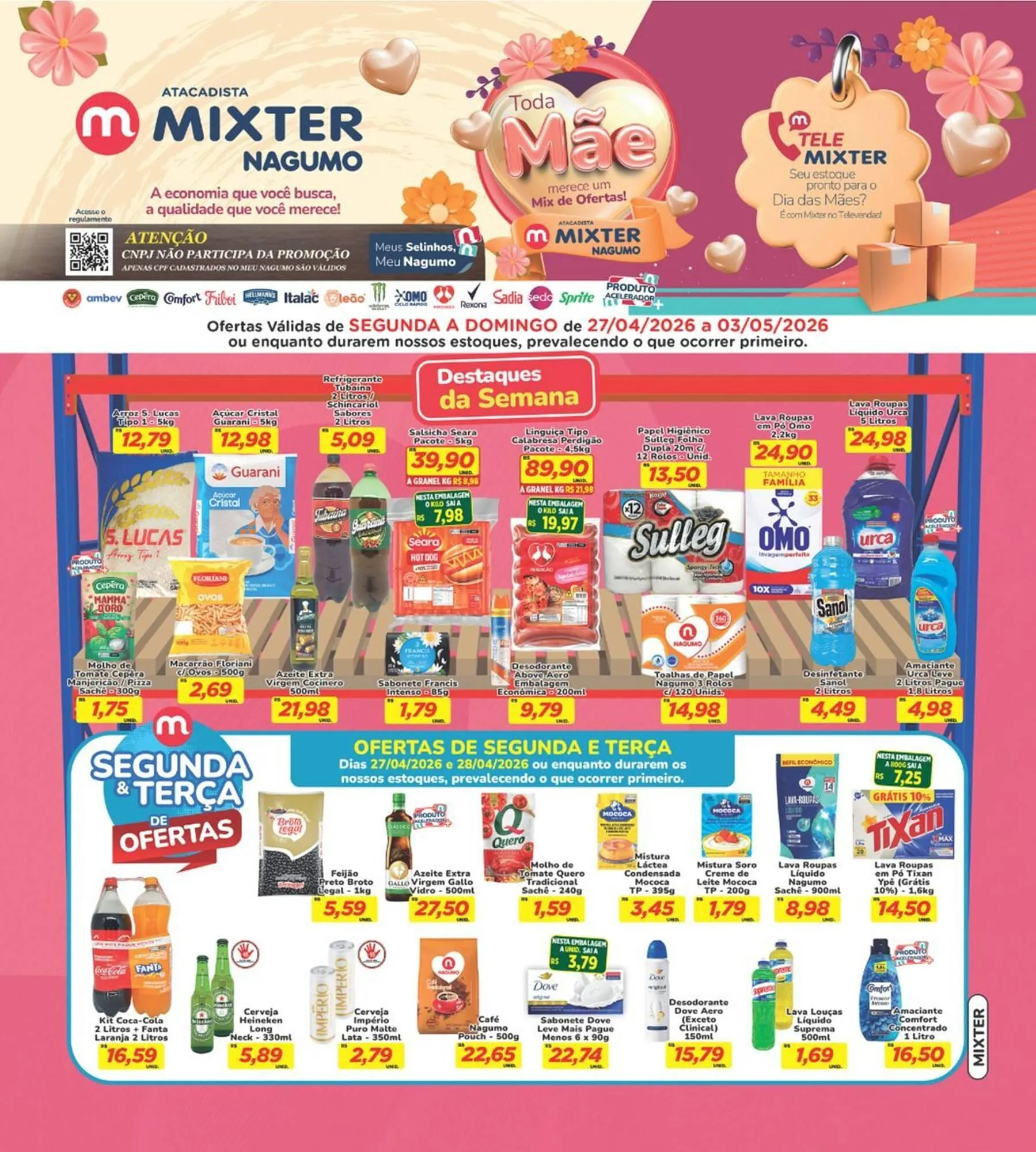 Encarte de Folheto Nagumo 27 de abril até 3 de maio 2026 - Pagina 1