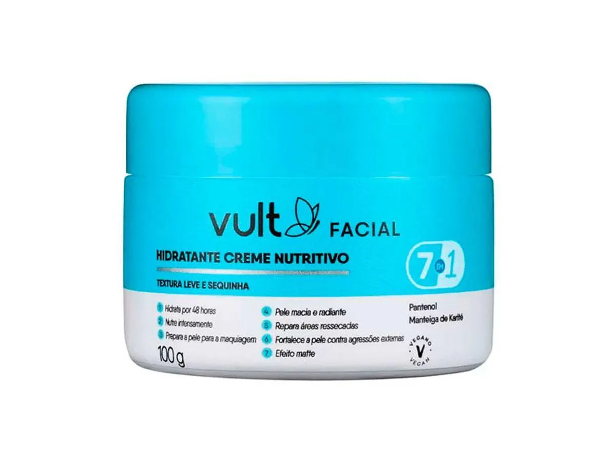 Creme Hidratante Facial Vult Nutritivo 100g