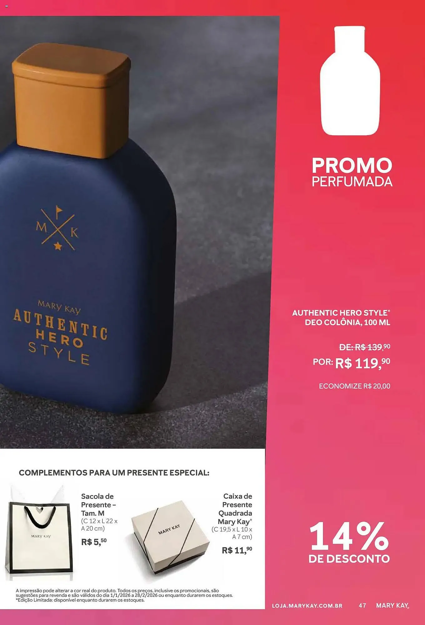 Encarte de Revista Mary Kay 1 de janeiro até 1 de março 2026 - Pagina 47