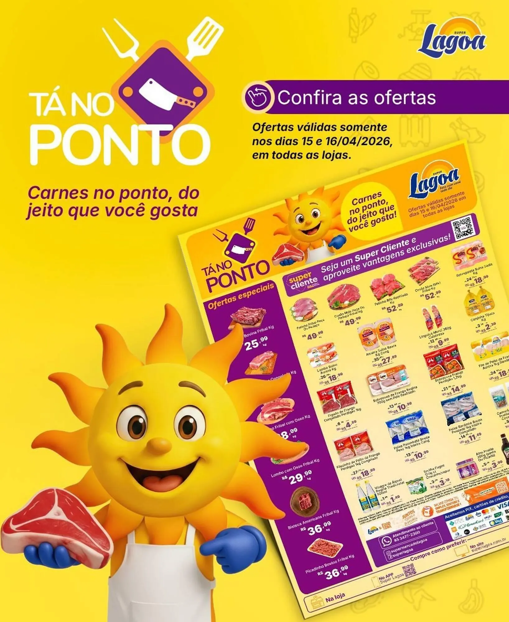 Encarte de Encarte Super Lagoa 15 de abril até 16 de abril 2026 - Pagina 1