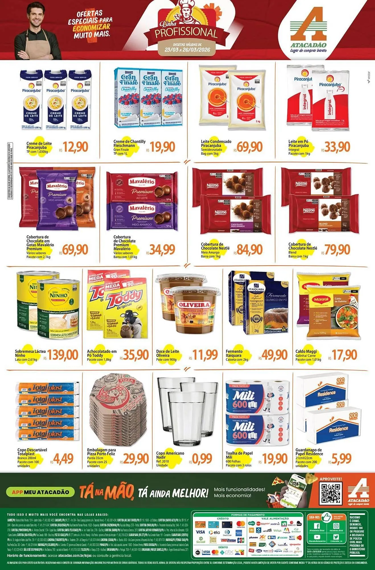 Encarte de Folheto Atacadão 23 de março até 26 de março 2026 - Pagina 2