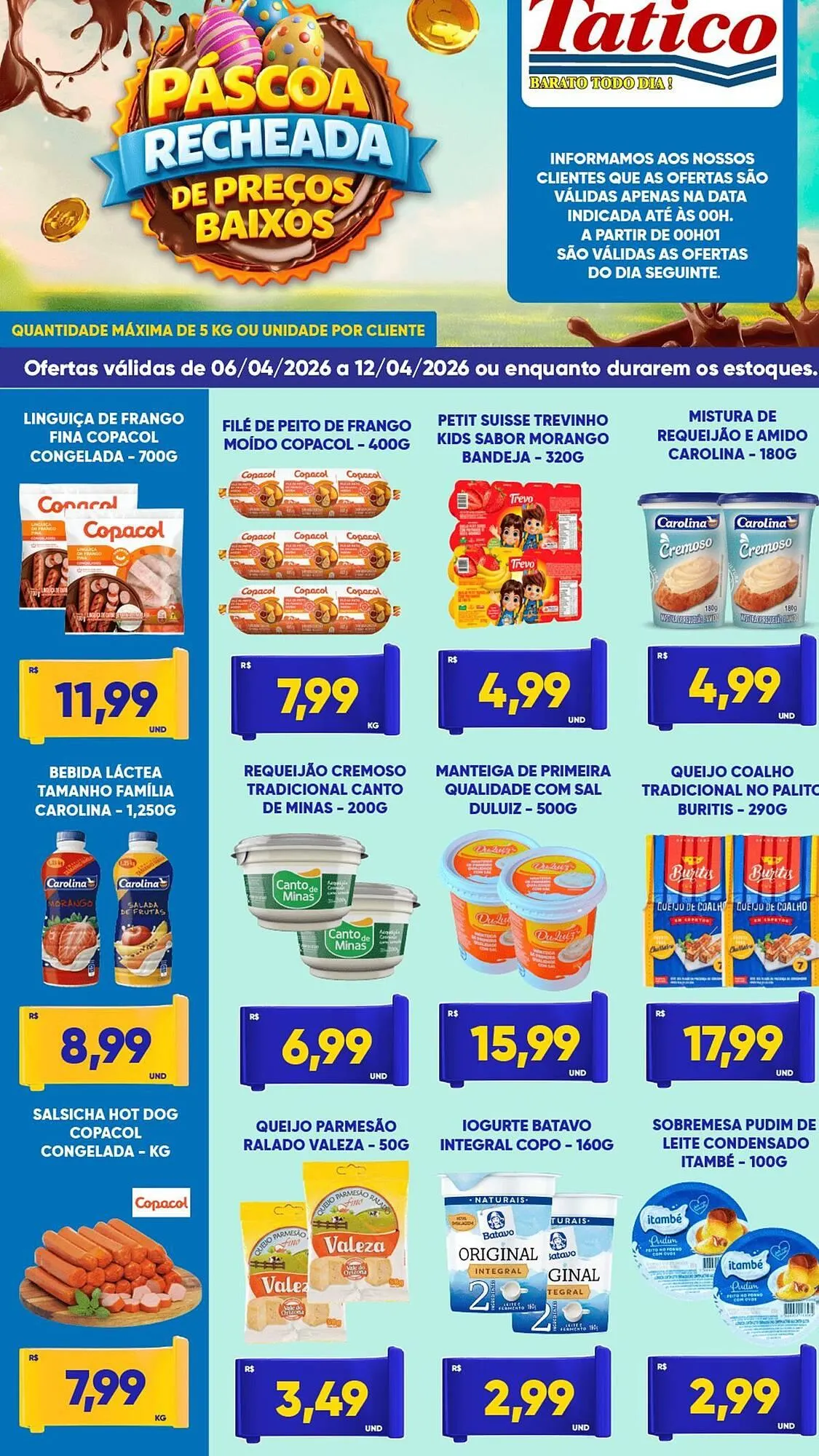 Encarte de Tabloide Tatico 6 de abril até 12 de abril 2026 - Pagina 4
