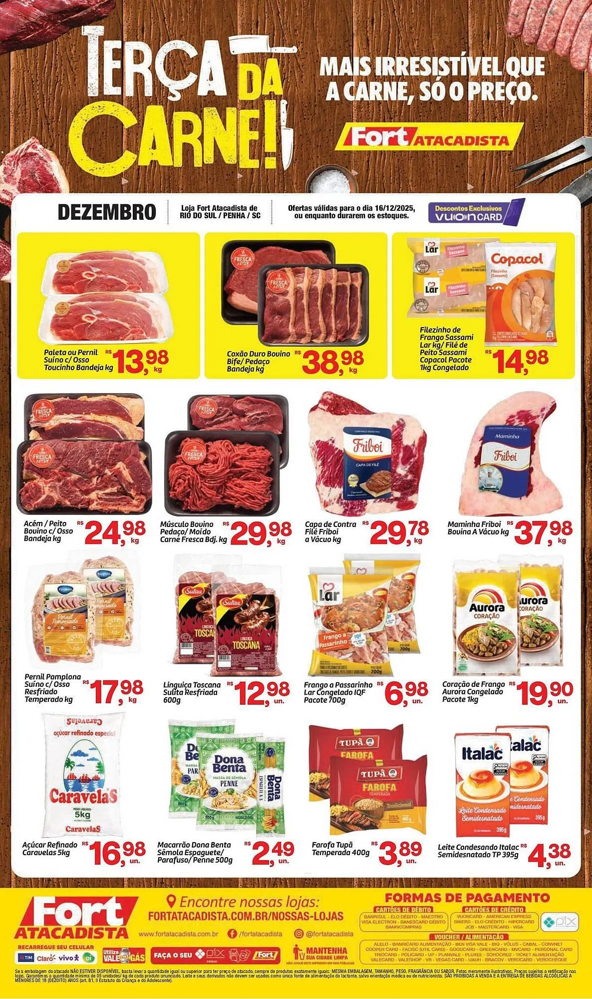 Encarte de Tabloide Fort Atacadista 16 de dezembro até 16 de dezembro 2025 - Pagina 1