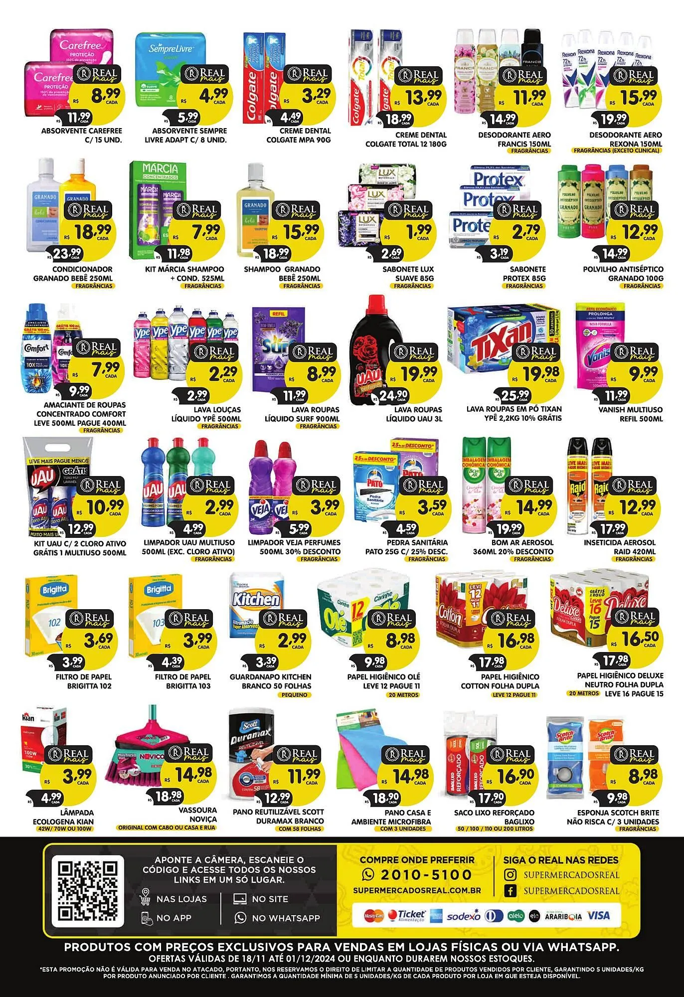 Encarte de Catálogo Supermercados Real 18 de novembro até 1 de dezembro 2024 - Pagina 8
