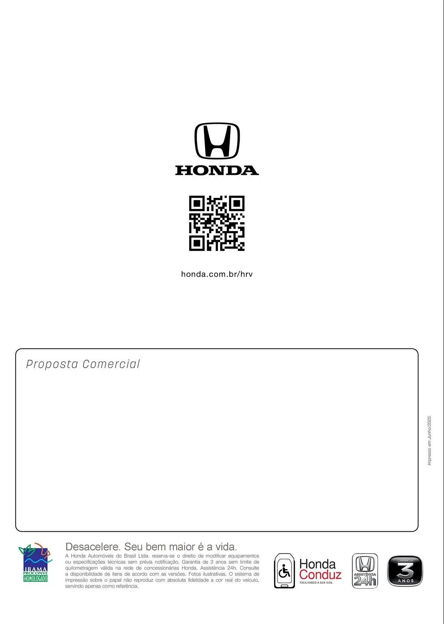 Encarte de Catálogo Honda 18 de julho até 18 de julho 2026 - Pagina 8