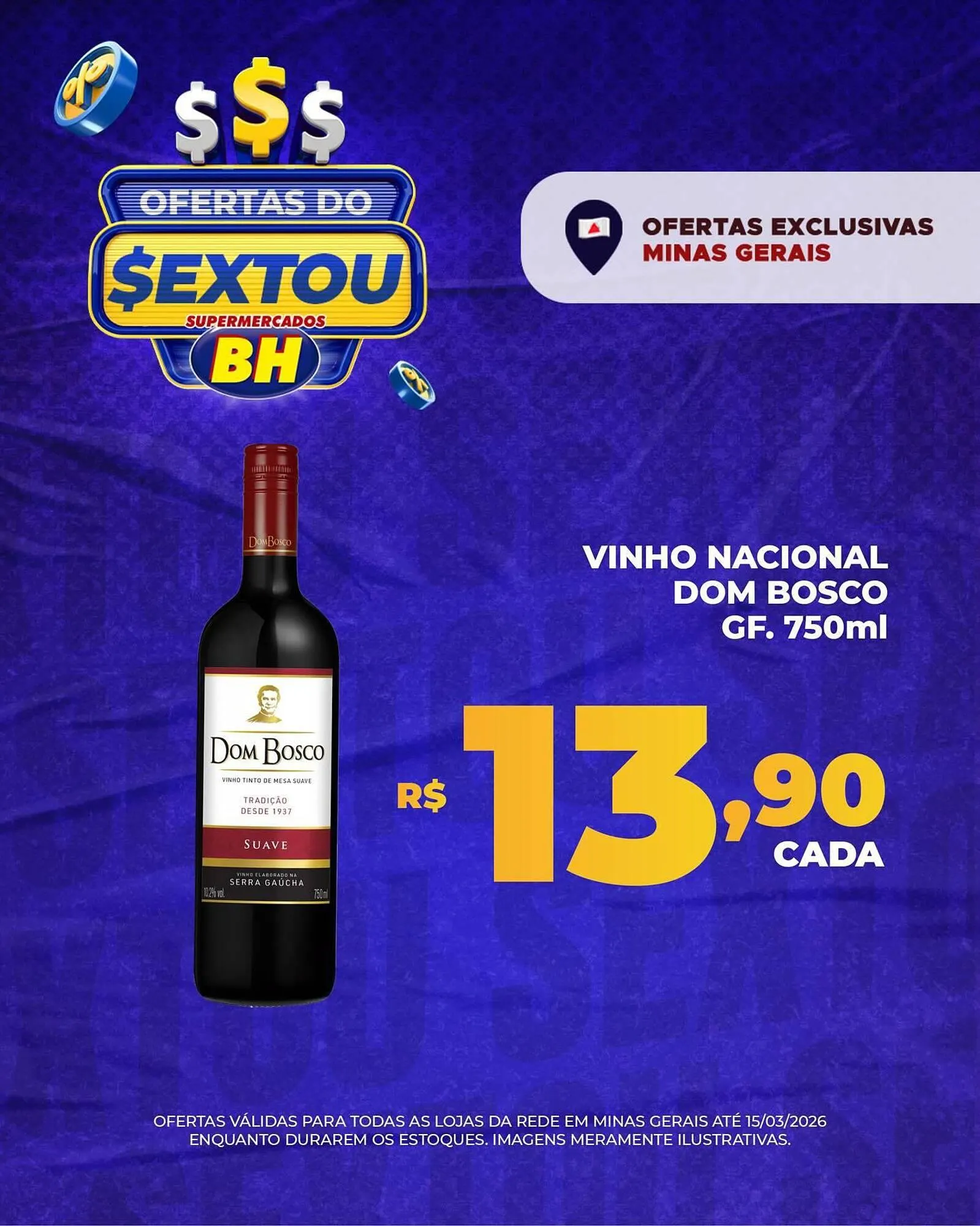 Encarte de Folheto Supermercados BH 13 de março até 15 de março 2026 - Pagina 4