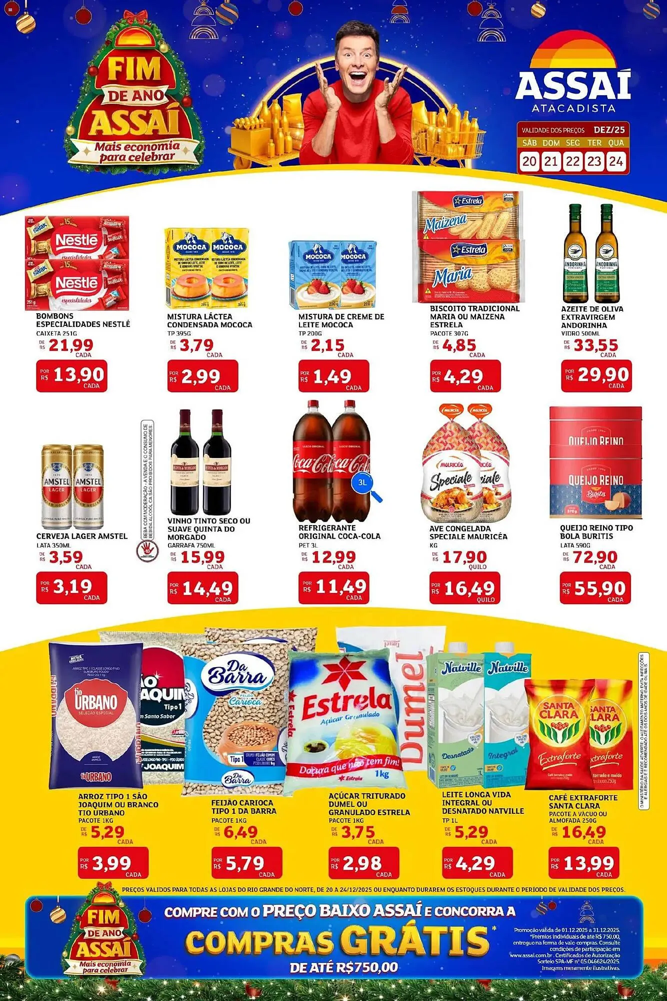 Encarte de Encarte Assaí Atacadista 20 de dezembro até 24 de dezembro 2025 - Pagina 1
