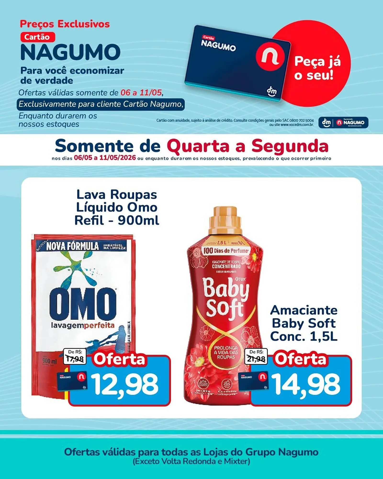 Encarte de Folheto Nagumo 10 de maio até 11 de maio 2026 - Pagina 1