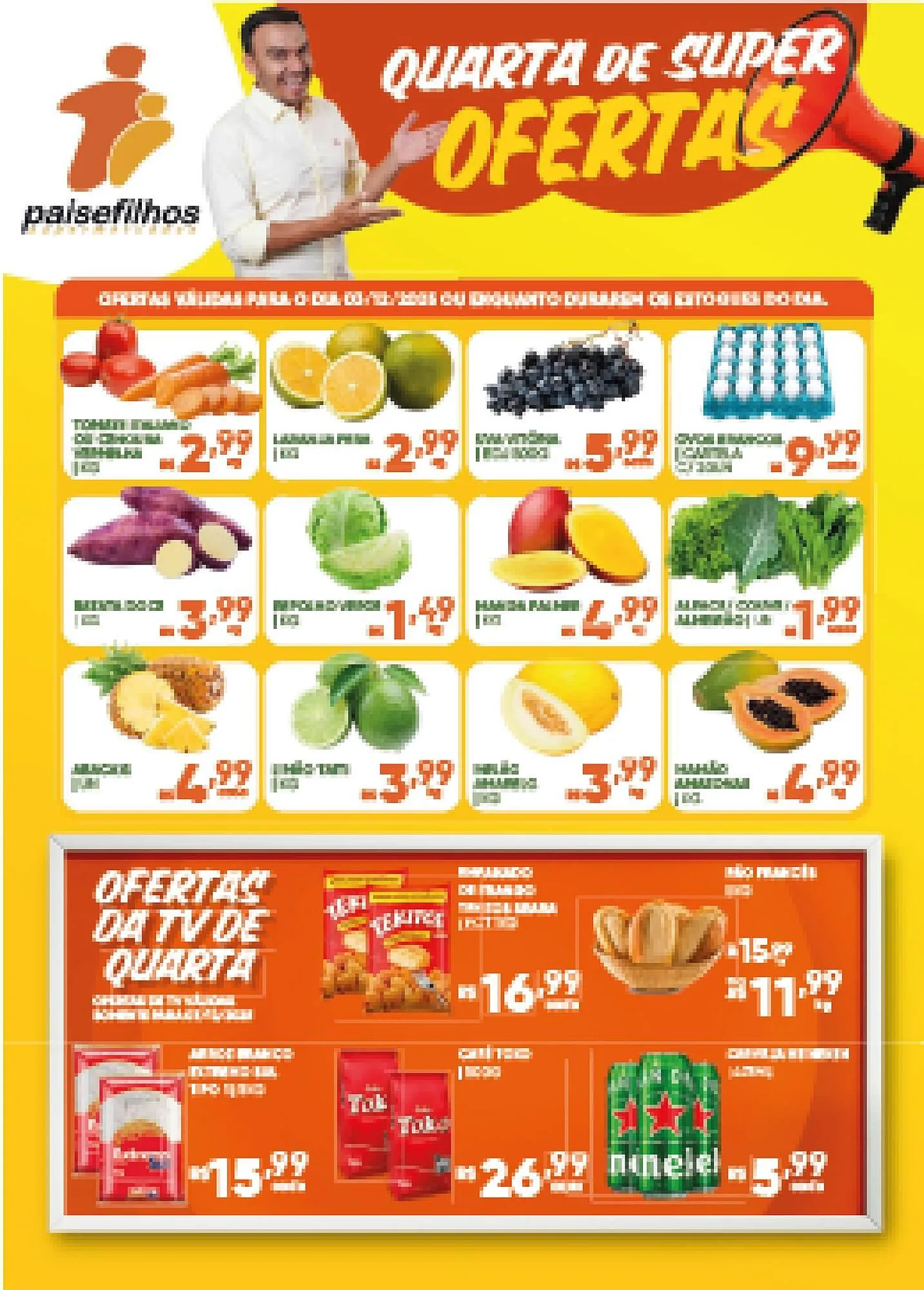 Encarte de Catálogo Pais e Filhos Supermercados 1 de dezembro até 14 de dezembro 2025 - Pagina 1