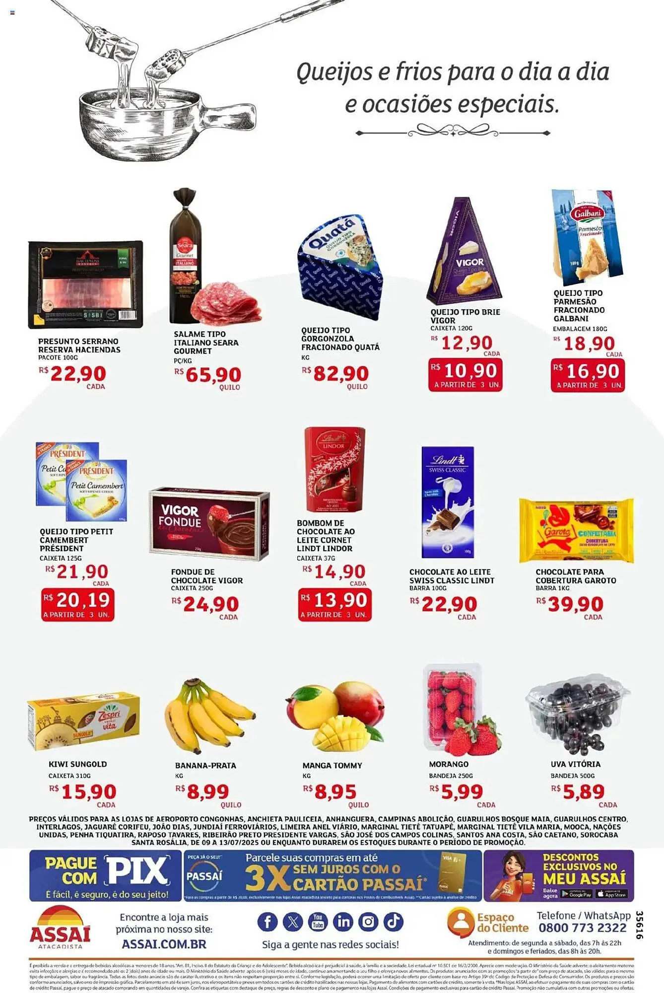 Encarte de Catálogo Assaí Atacadista 9 de julho até 13 de julho 2025 - Pagina 3