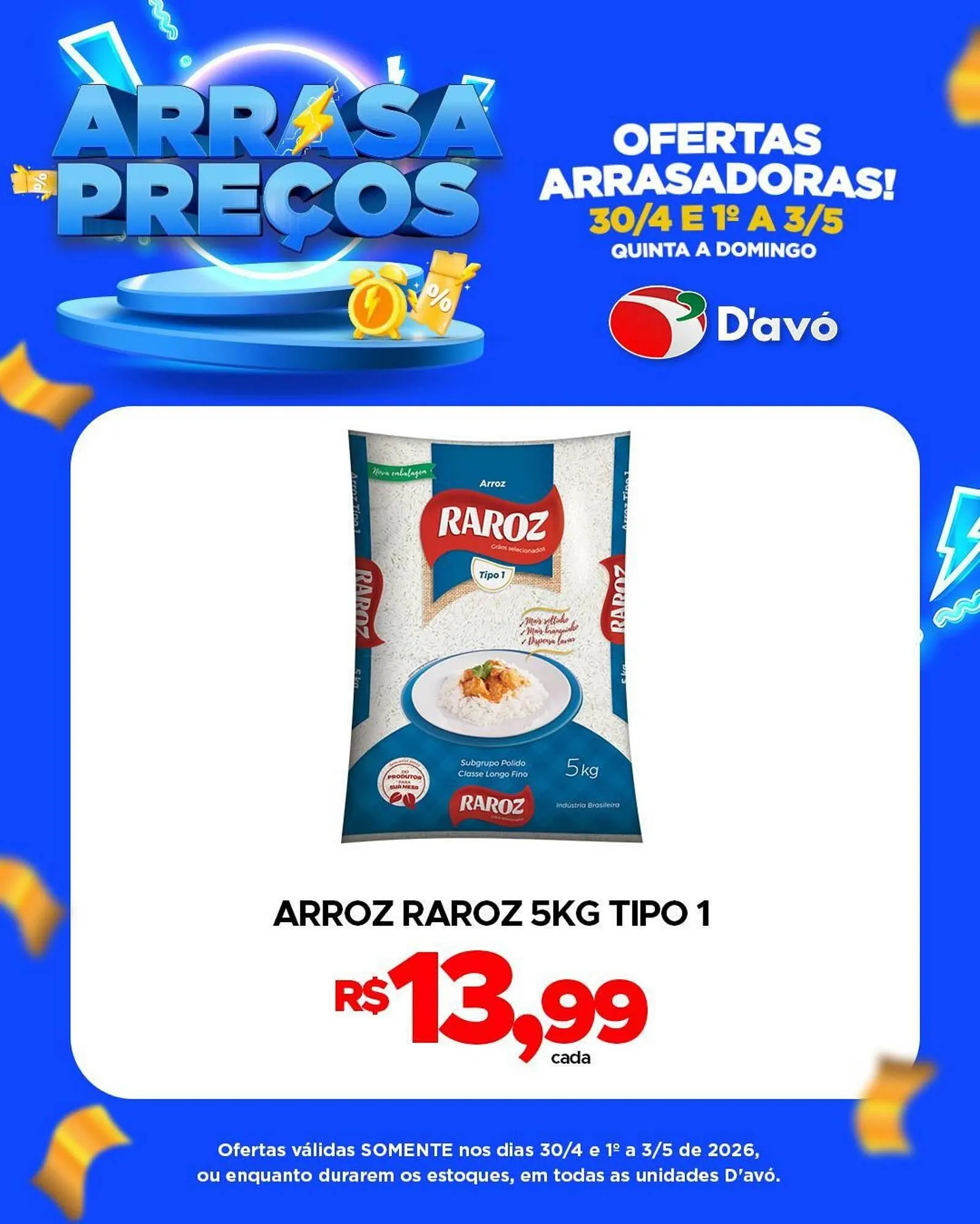 Encarte de Catálogo D'avó Supermercado 30 de abril até 3 de maio 2026 - Pagina 1