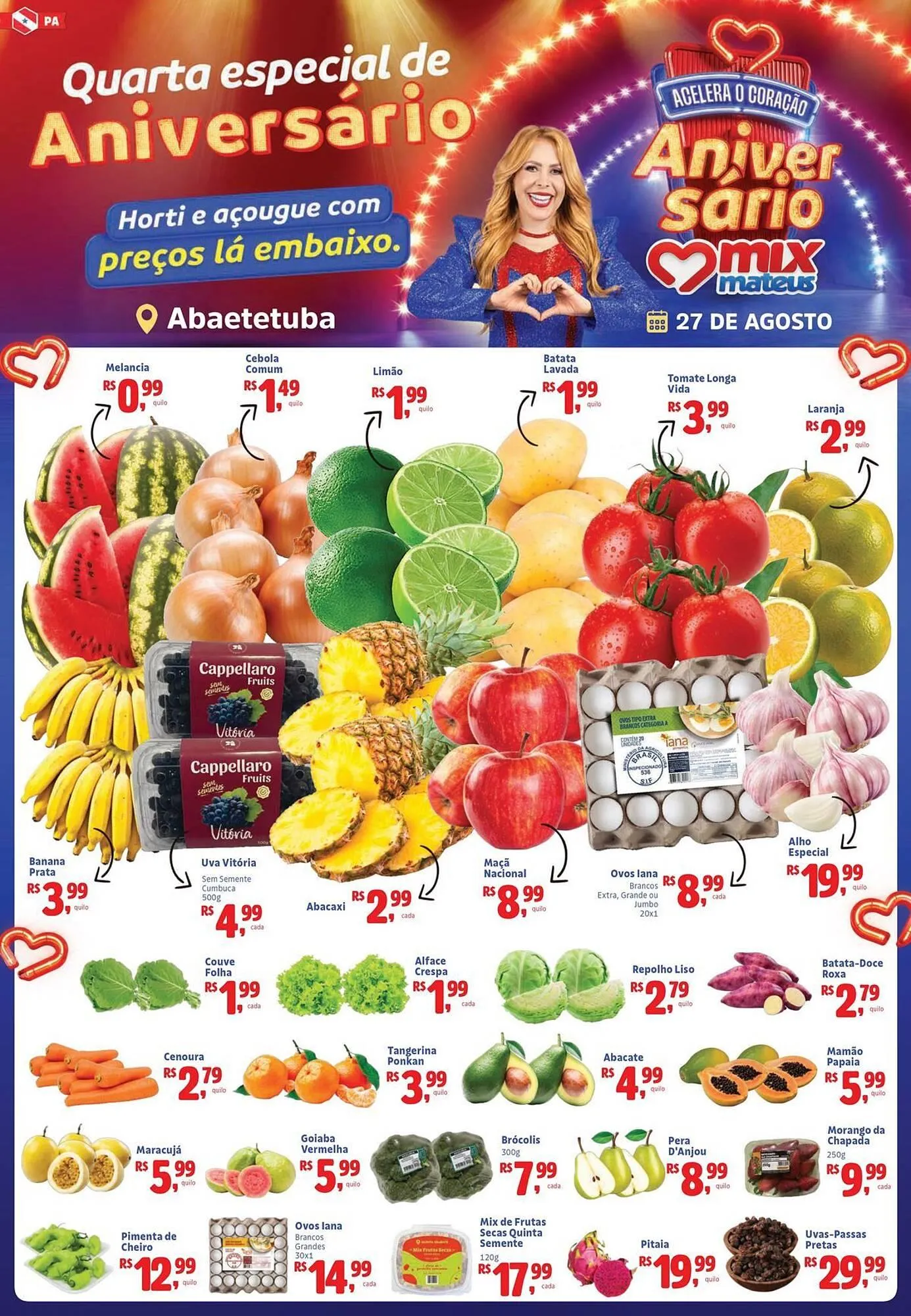 Encarte de Catálogo Supermercados Mateus 27 de agosto até 27 de agosto 2025 - Pagina 1