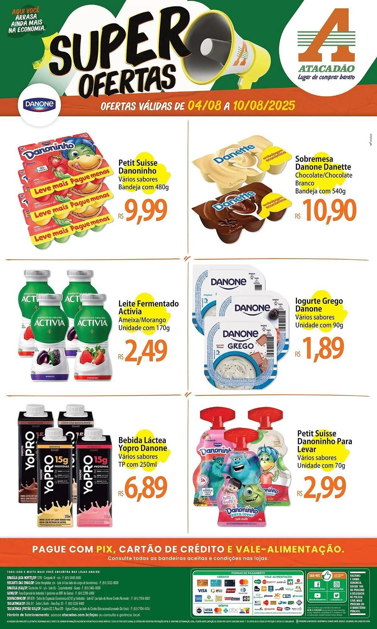 Encarte de Catálogo Atacadão 5 de agosto até 10 de agosto 2025 - Pagina 1