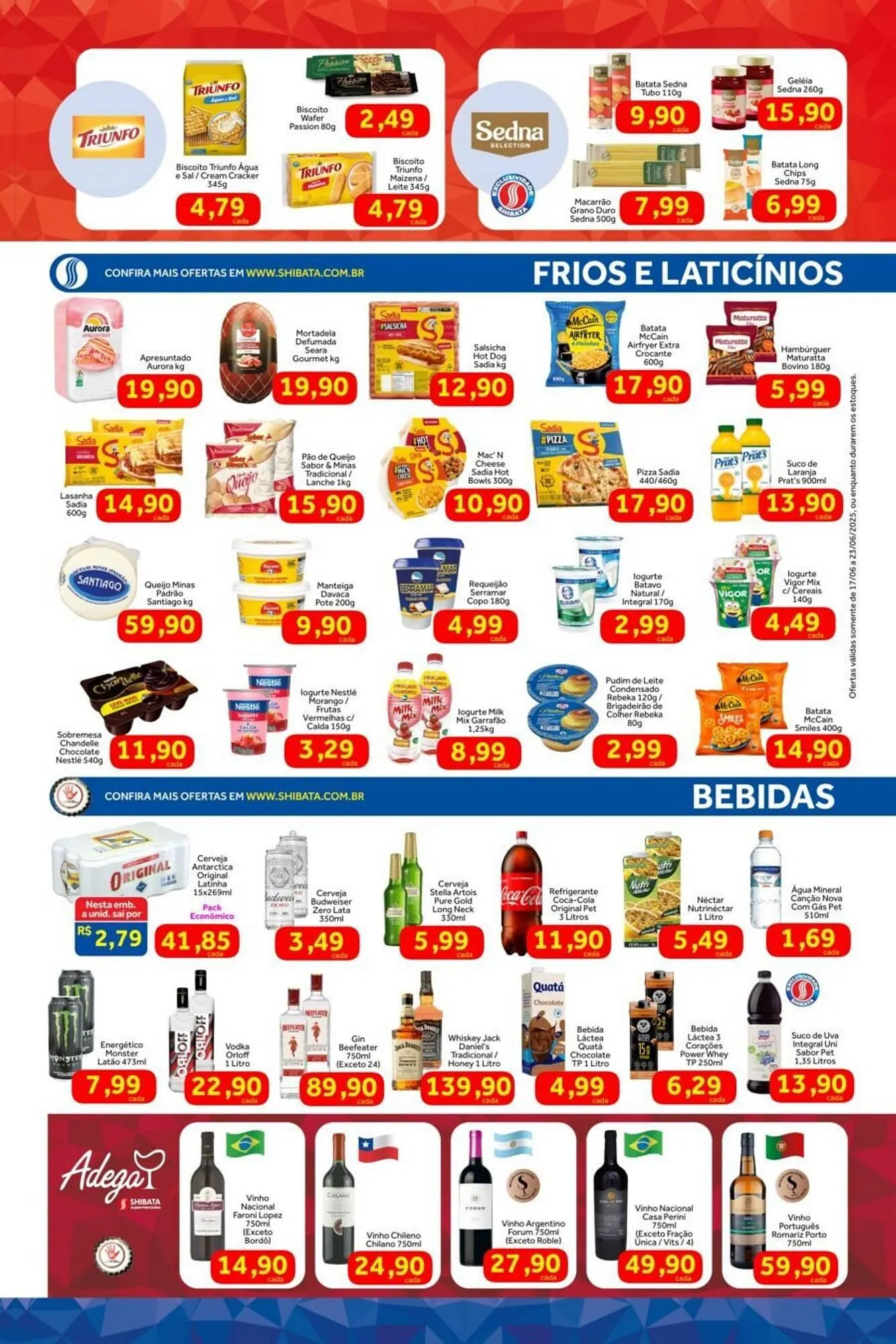 Encarte de Catálogo Shibata Supermercados 16 de junho até 18 de junho 2025 - Pagina 3