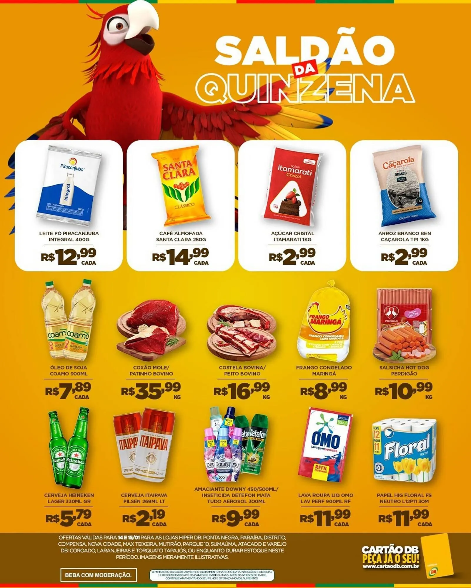 Encarte de Catálogo DB Supermercados 14 de janeiro até 15 de janeiro 2026 - Pagina 3