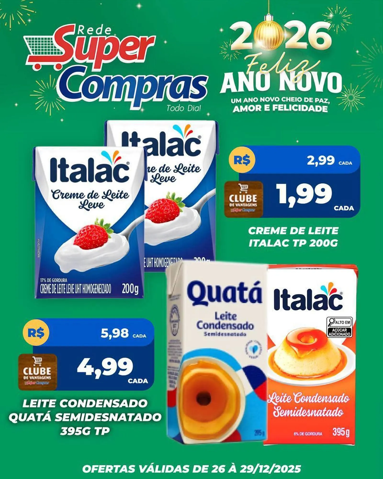 Encarte de Encarte Rede Super Compras 26 de dezembro até 29 de dezembro 2025 - Pagina 2