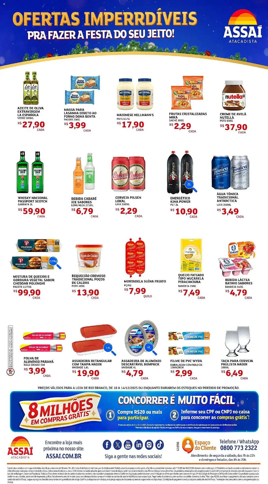 Encarte de Encarte Assaí Atacadista 10 de dezembro até 14 de dezembro 2025 - Pagina 2