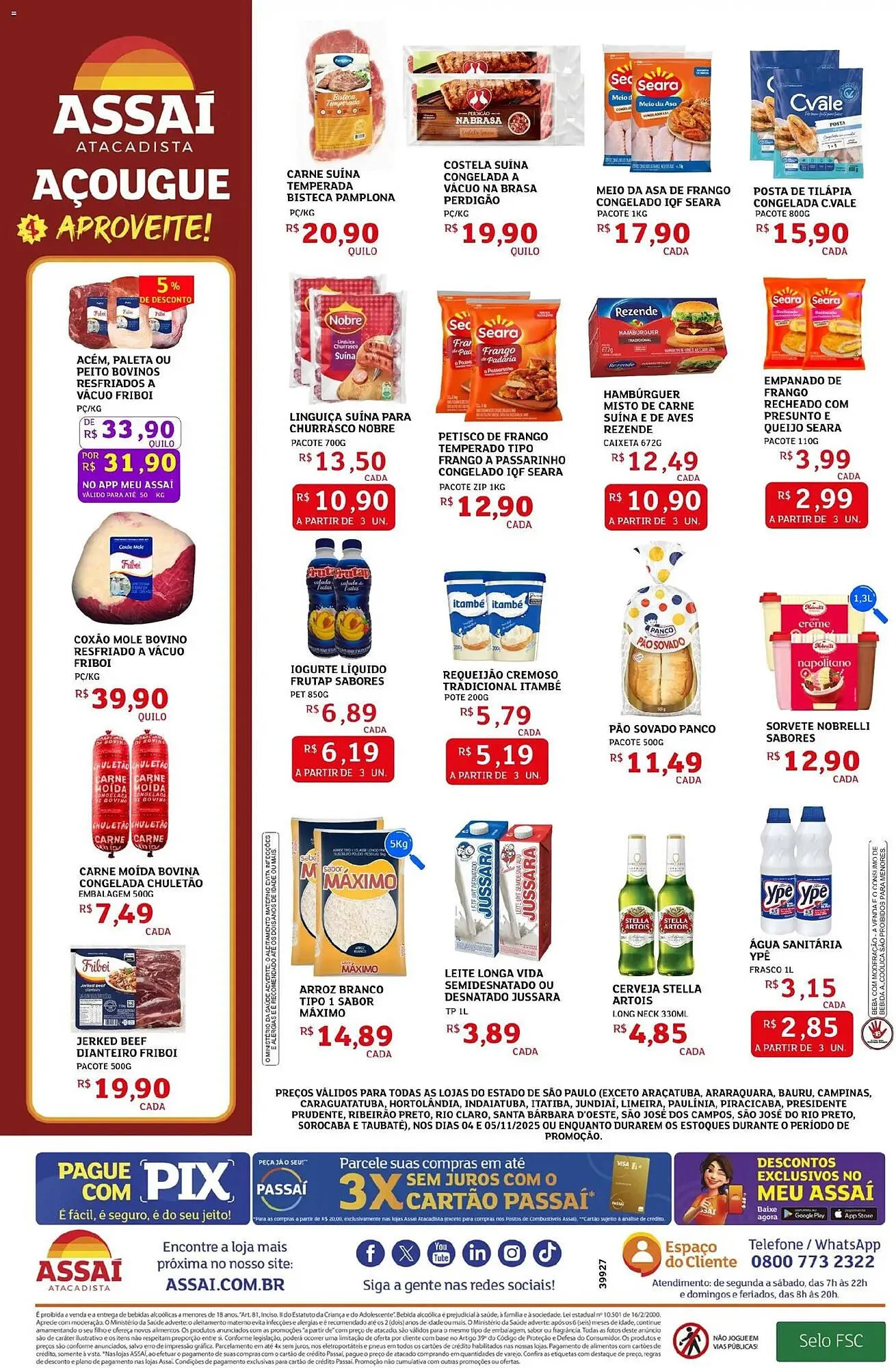 Encarte de Encarte Assaí Atacadista 4 de novembro até 5 de novembro 2025 - Pagina 2