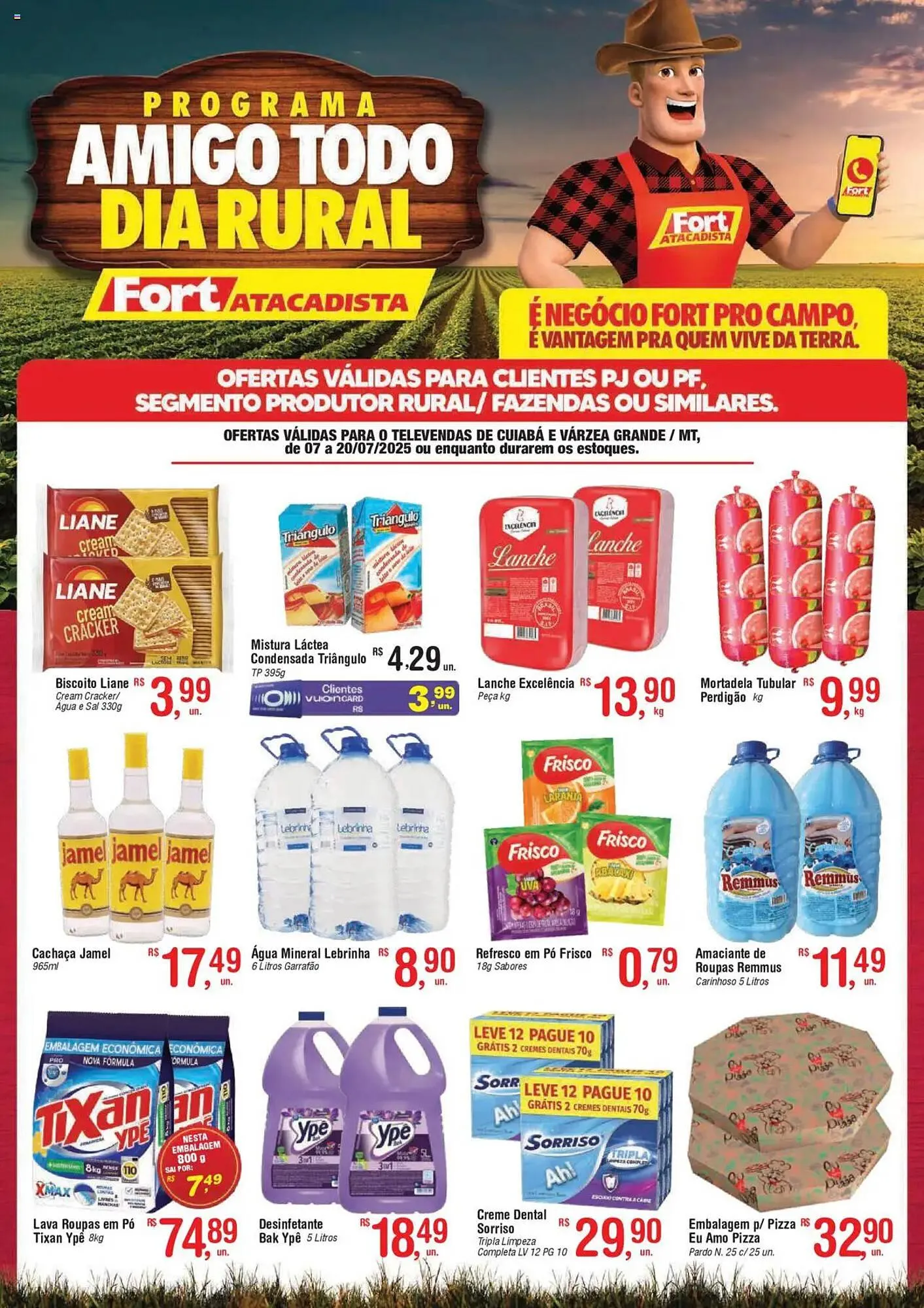 Encarte de Catálogo Fort Atacadista 7 de julho até 20 de julho 2025 - Pagina 1