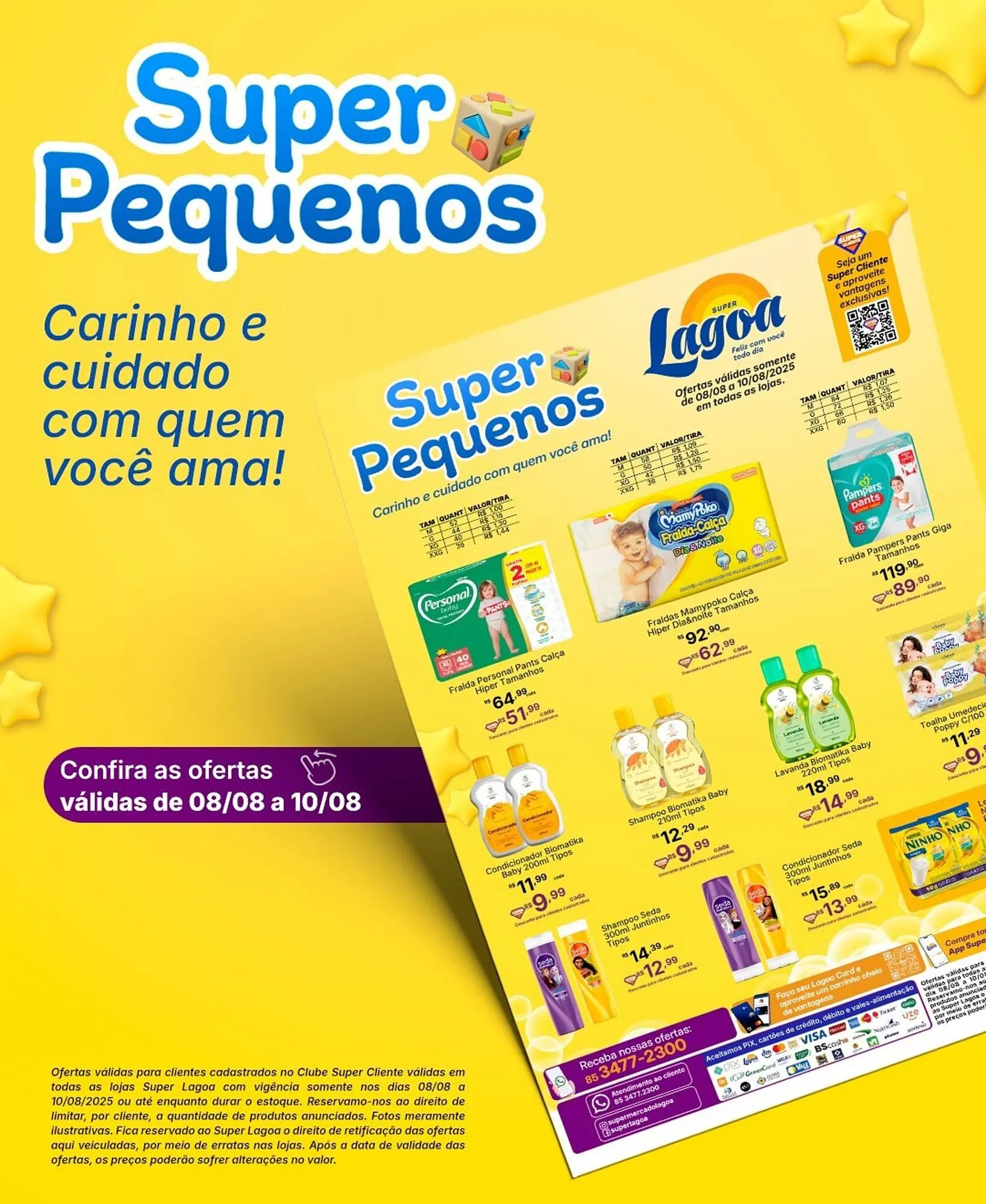 Encarte de Catálogo Super Lagoa 7 de agosto até 10 de agosto 2025 - Pagina 1