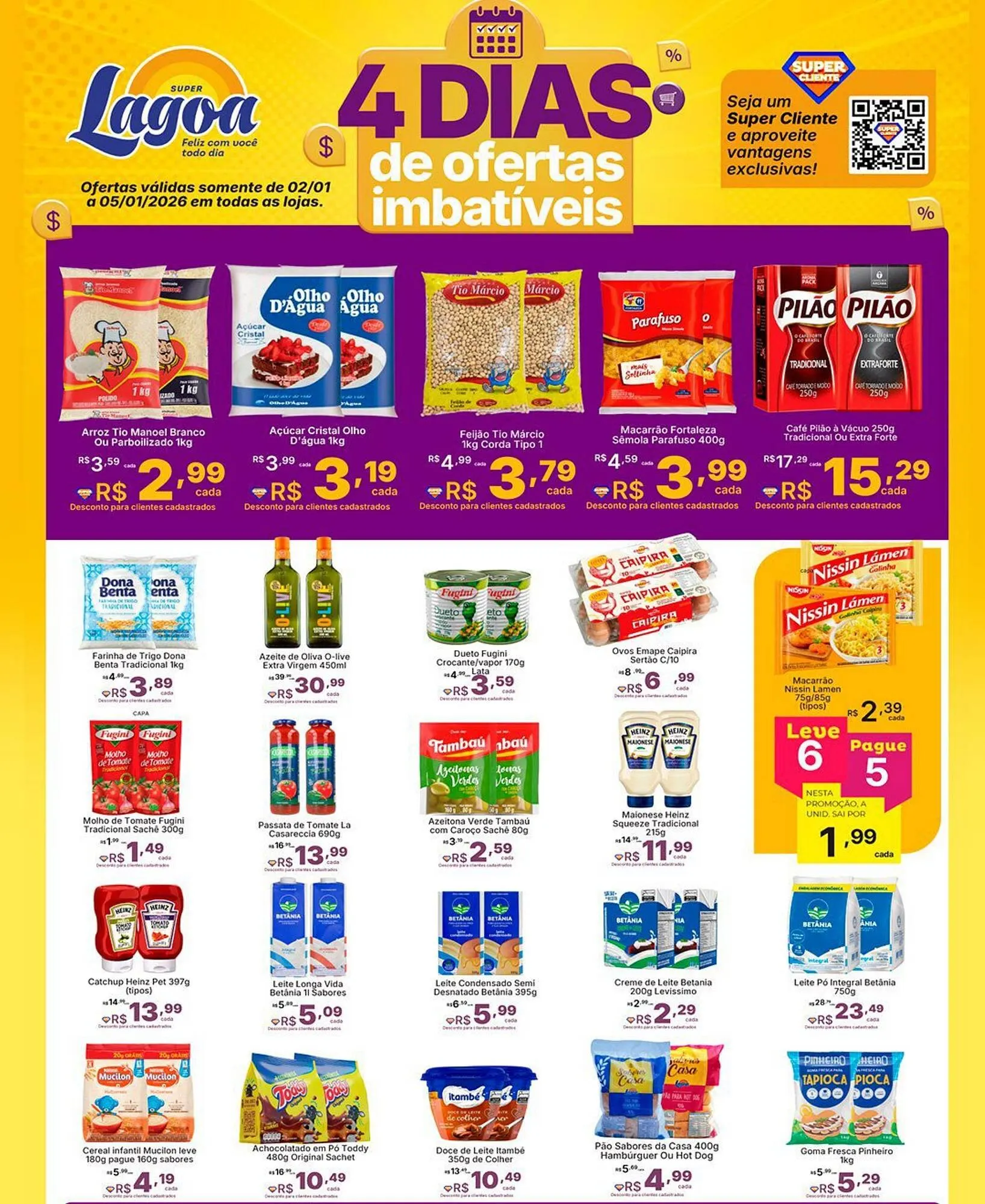 Encarte de Encarte Super Lagoa 2 de janeiro até 5 de janeiro 2026 - Pagina 2