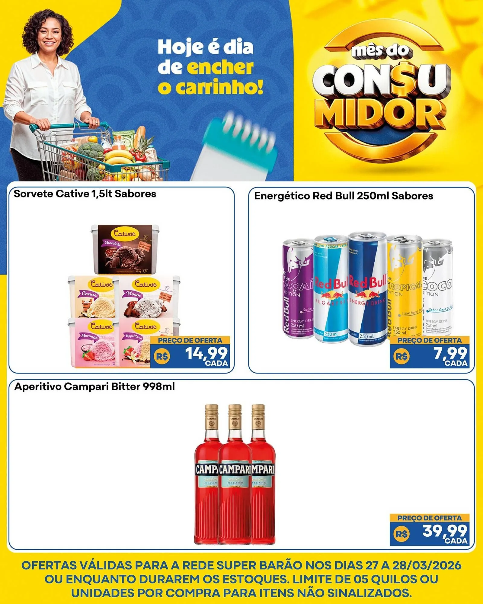 Encarte de Catálogo Super Barão 27 de março até 28 de março 2026 - Pagina 1