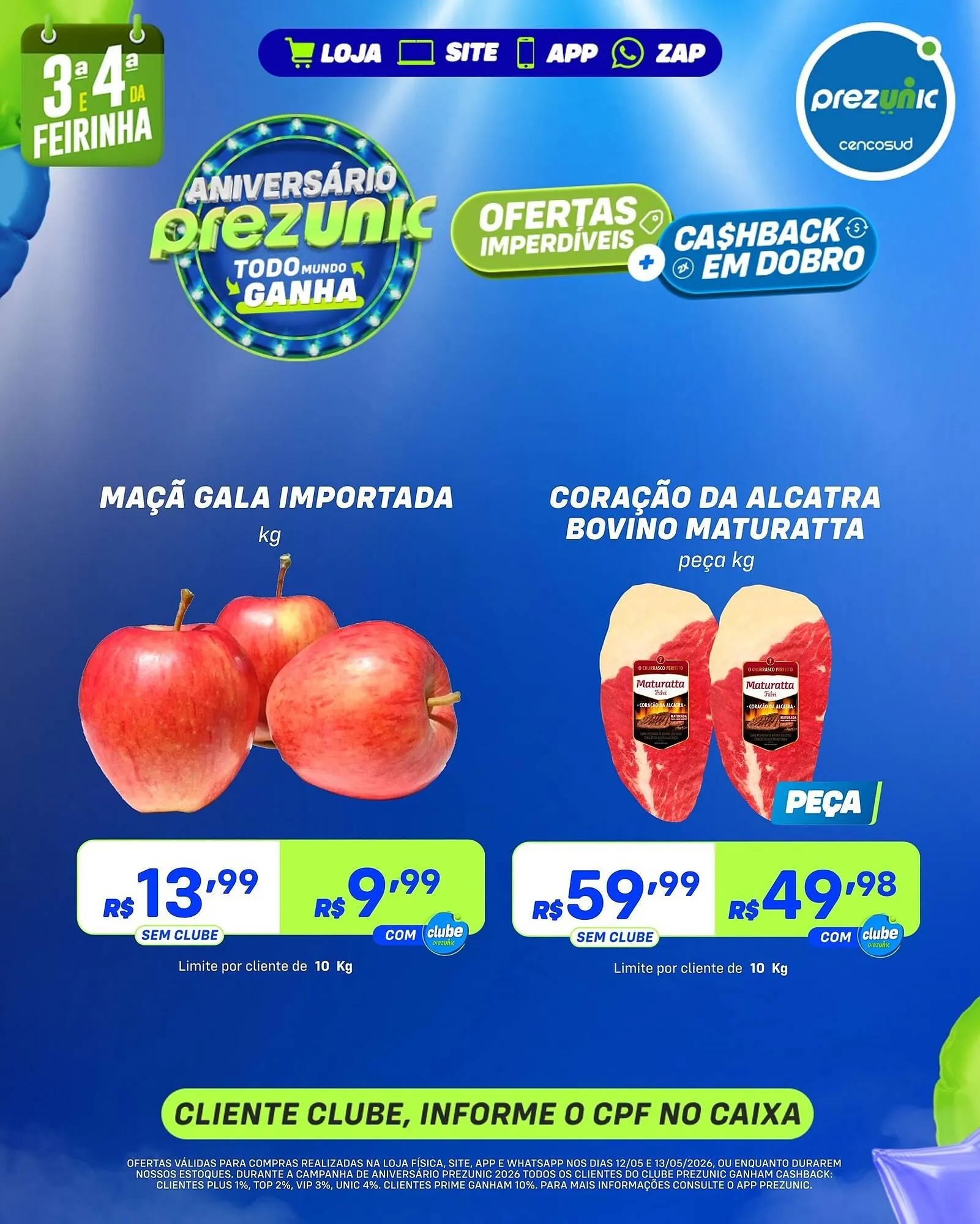 Encarte de Encarte Prezunic 12 de maio até 13 de maio 2026 - Pagina 2