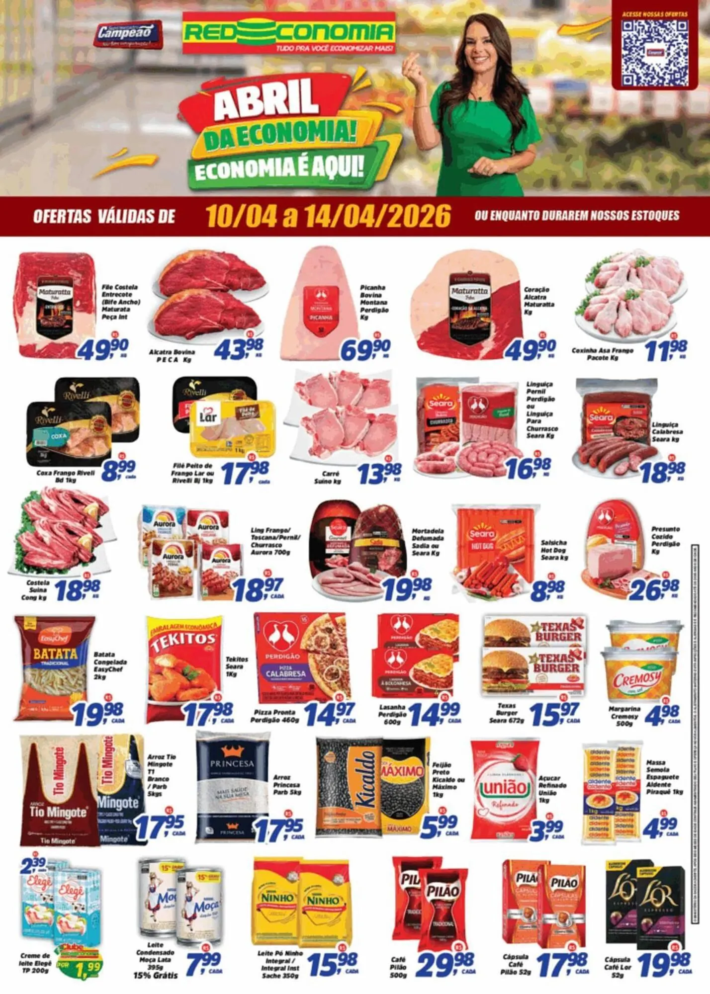 Encarte de Encarte Supermercados Campeão 10 de abril até 14 de abril 2026 - Pagina 1