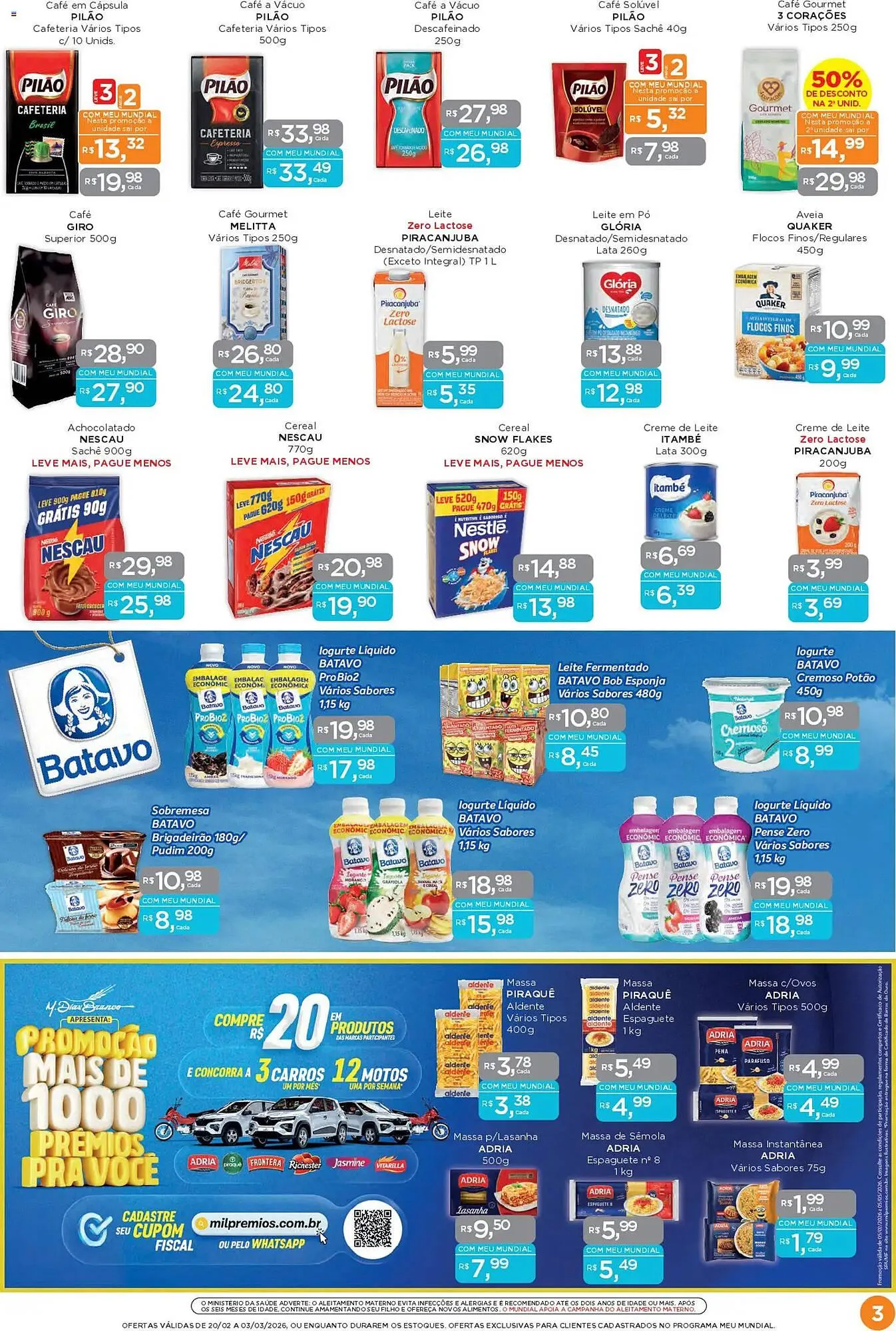 Encarte de Encarte Supermercados Mundial 20 de fevereiro até 3 de março 2026 - Pagina 3