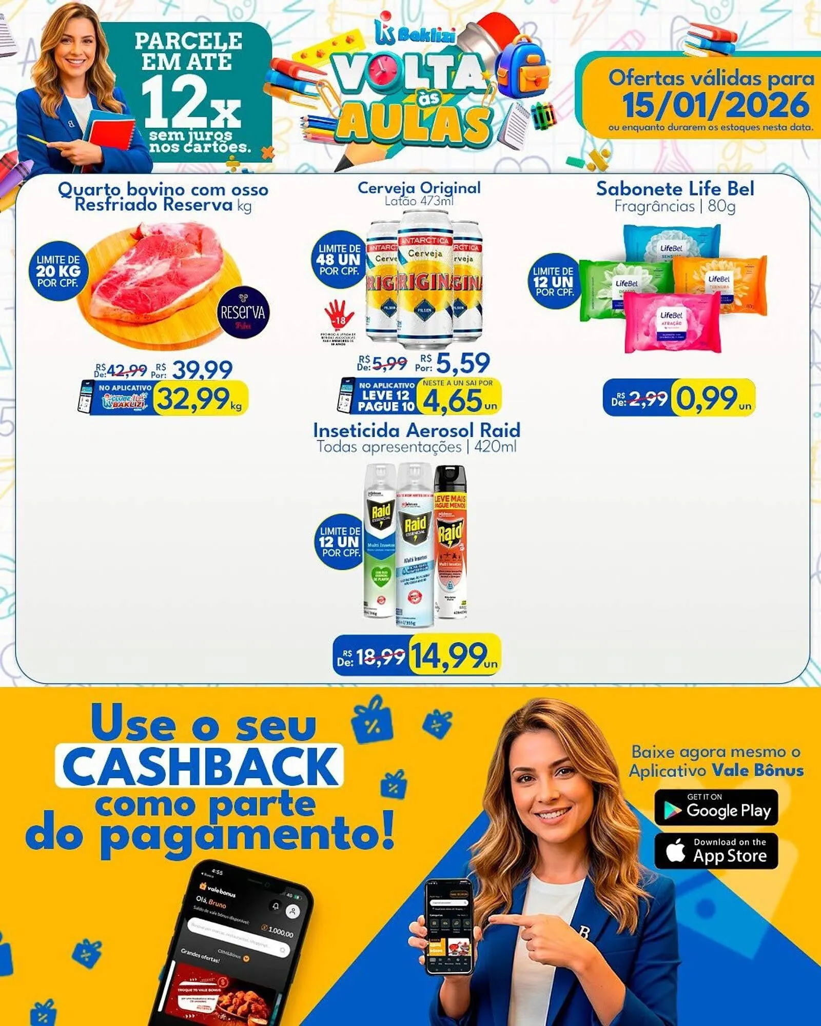 Encarte de Catálogo Supermercados Baklizi 15 de janeiro até 15 de janeiro 2026 - Pagina 2