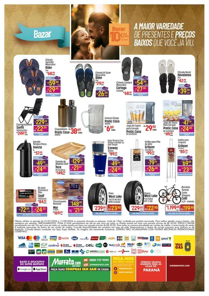 Encarte de Ofertas Super Muffato 1 de agosto até 11 de agosto 2024 - Pagina 4