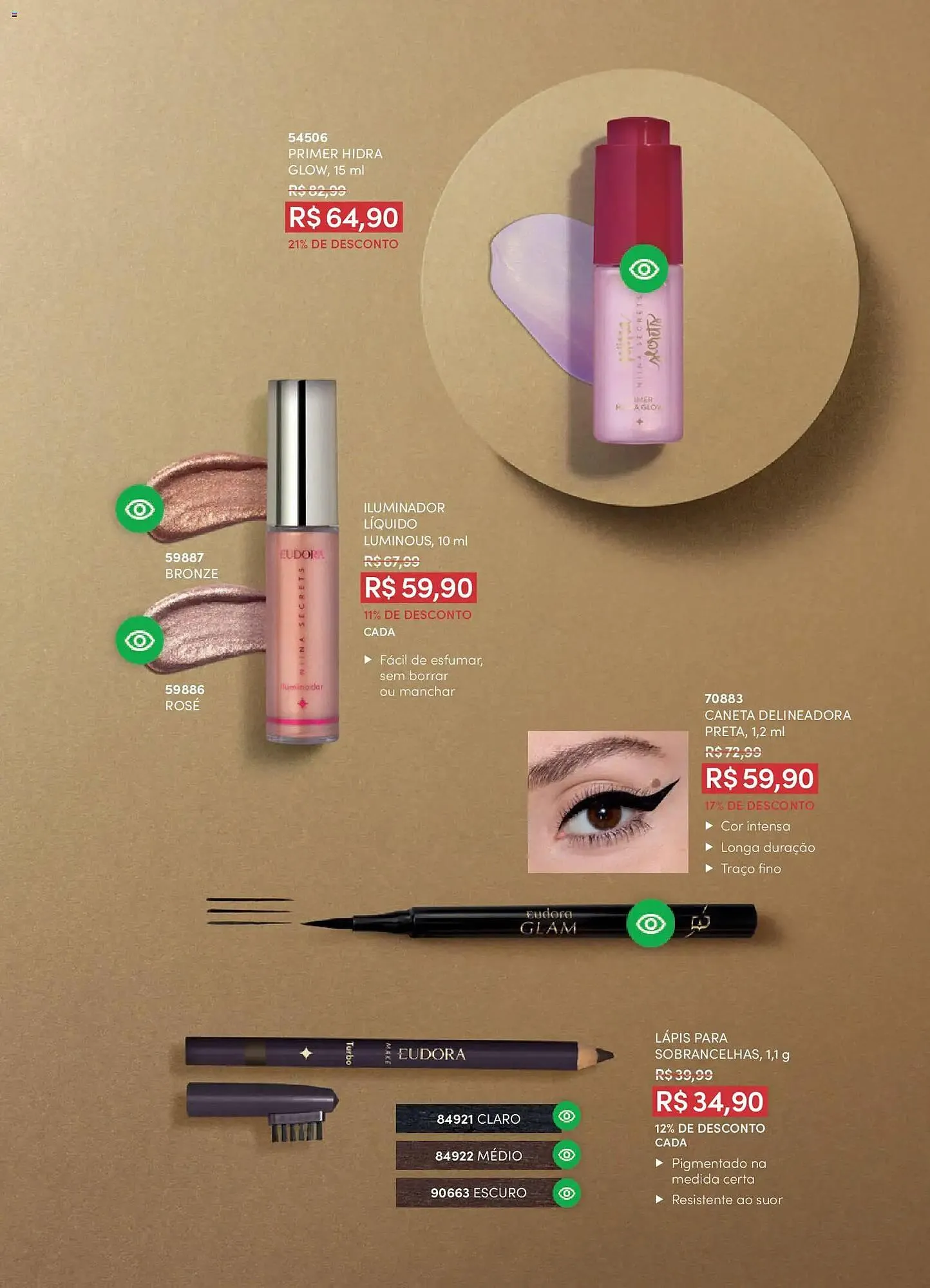 Encarte de Catálogo Eudora 23 de abril até 15 de junho 2026 - Pagina 67