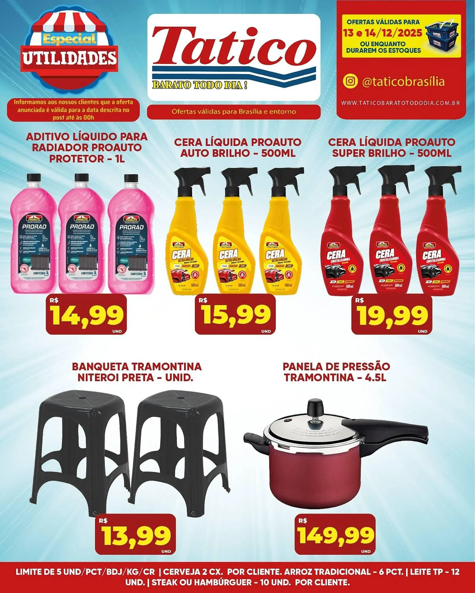 Encarte de Tabloide Tatico 13 de dezembro até 14 de dezembro 2025 - Pagina 1
