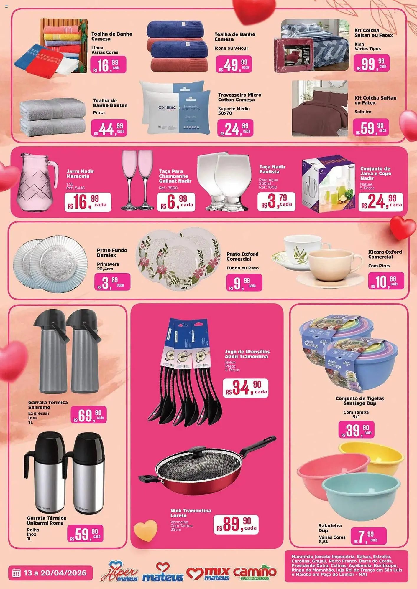 Encarte de Catálogo Supermercados Mateus 13 de abril até 21 de abril 2026 - Pagina 2