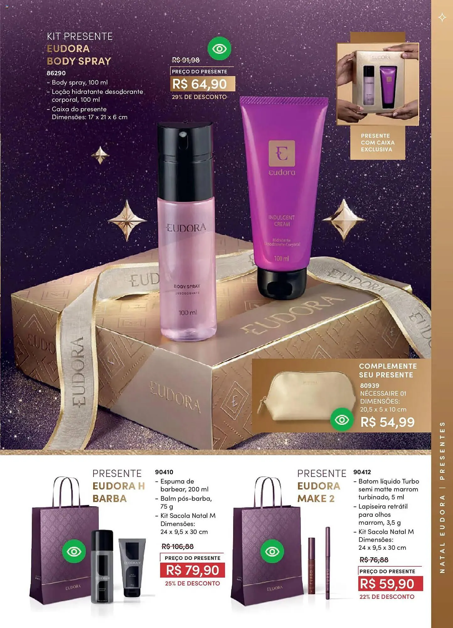 Encarte de Catálogo Eudora 29 de outubro até 27 de novembro 2025 - Pagina 45
